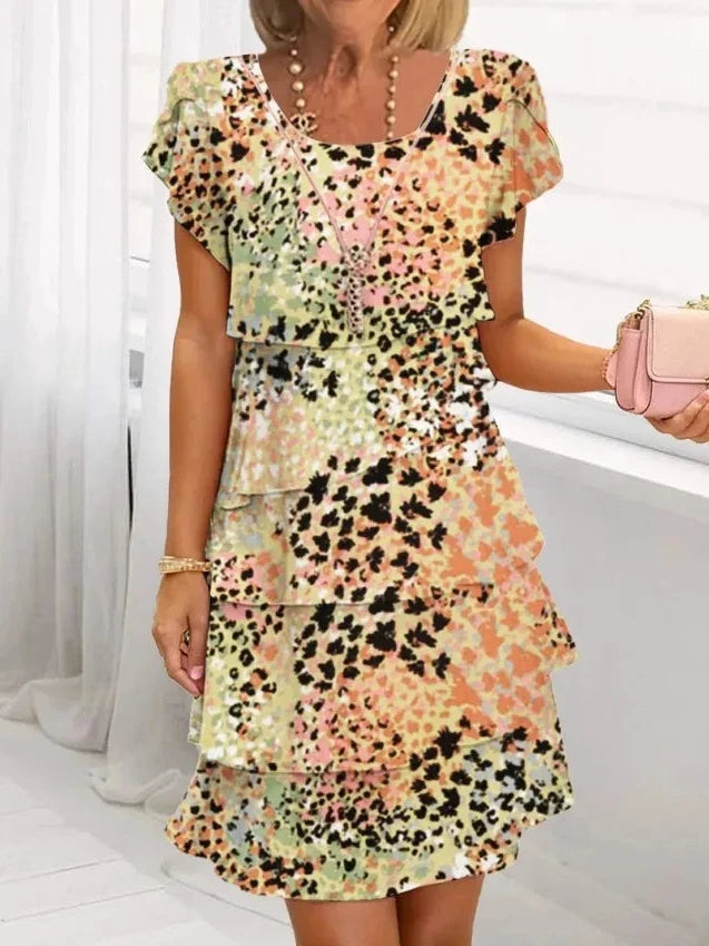 Theresa | Elegant Comfort Ruffle Dress