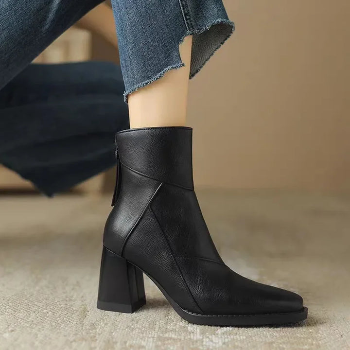 Adeline quilted ankle boots for women
