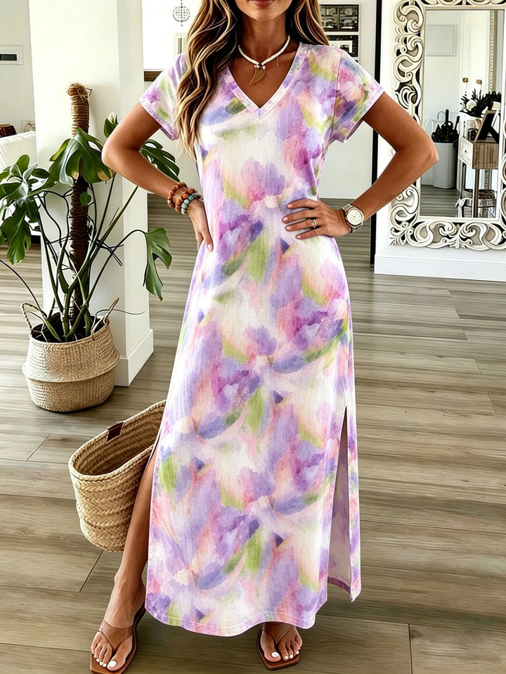 Isla | Boho Floral Maxi Dress