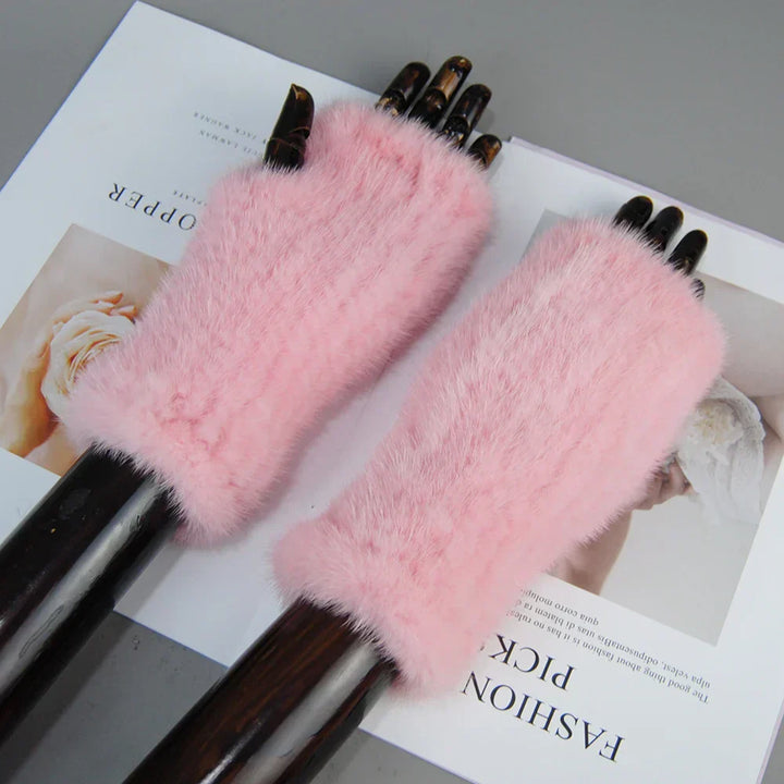 Liora™ Luxe Mink Fur Gloves