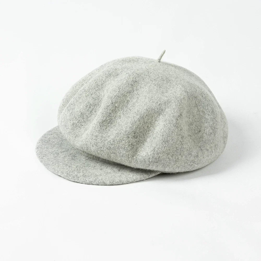 Colette™ Wool Felt Beret - Timeless, Chic Style