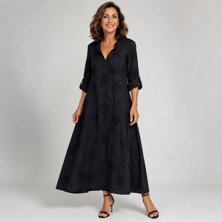 Bonifacia™ | Linen Maxi Dress