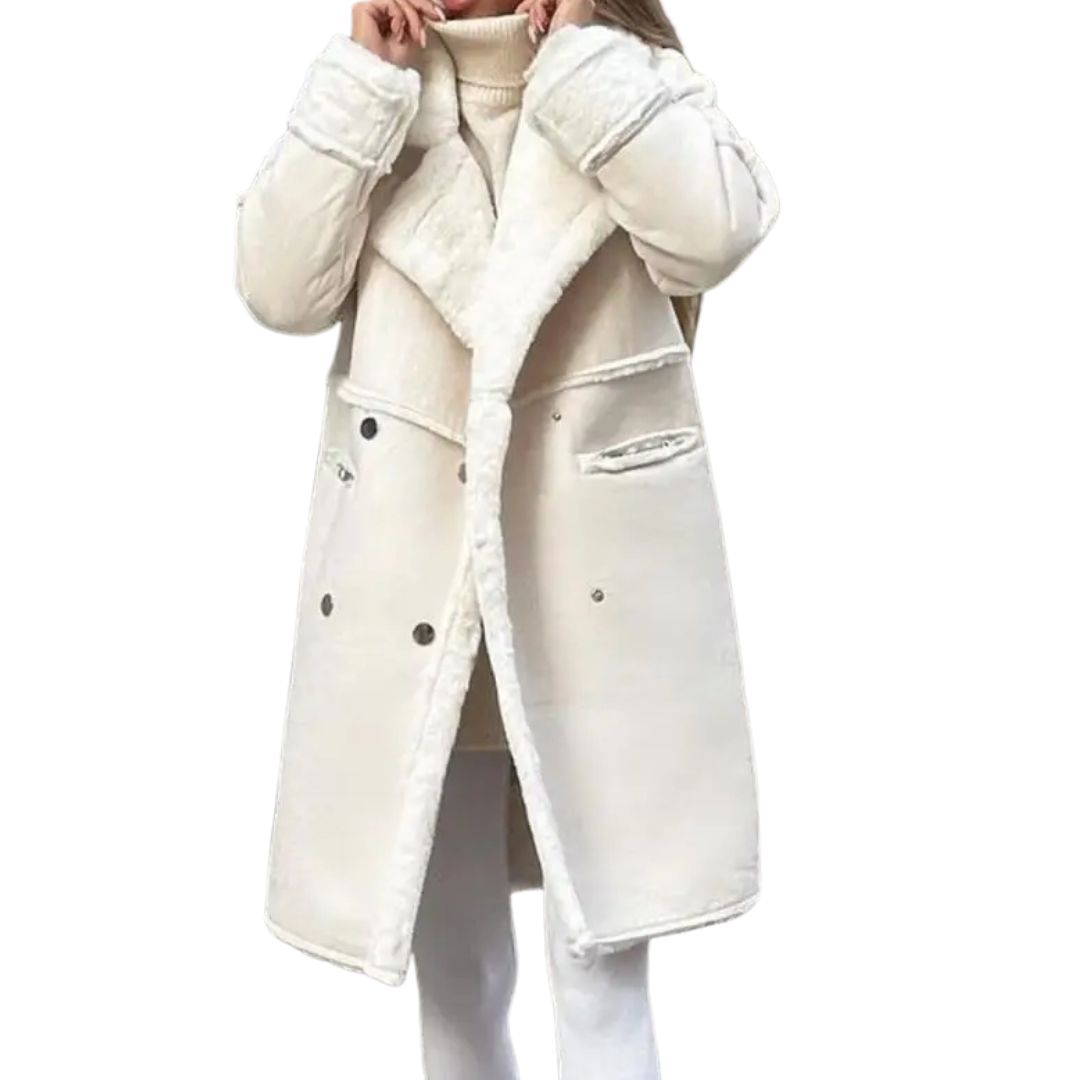 Elmsworth Cozy Teddy Trench Coat — Warmth &amp; Style