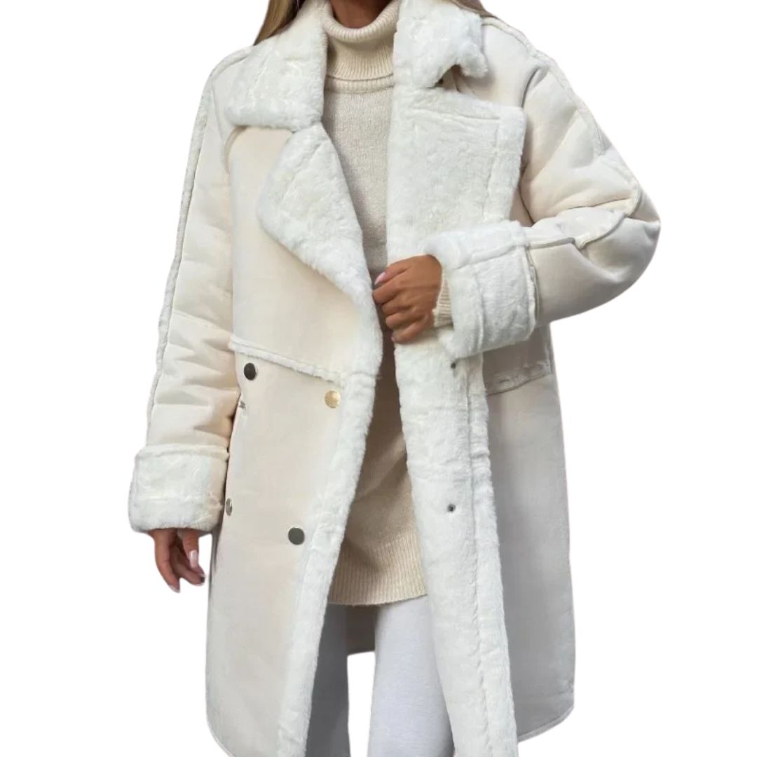 Elmsworth Cozy Teddy Trench Coat — Warmth &amp; Style