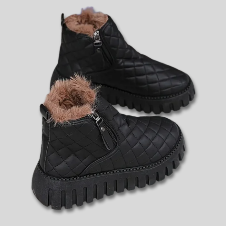 Fabienne faux fur lined winter boots for women