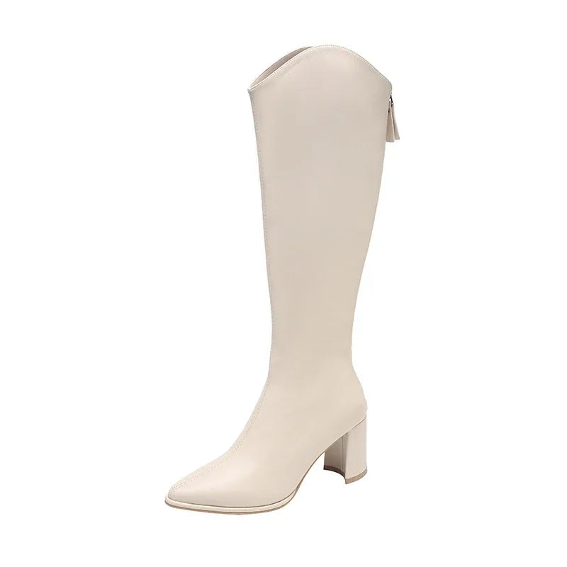 Valeria knee-high longline boots for women