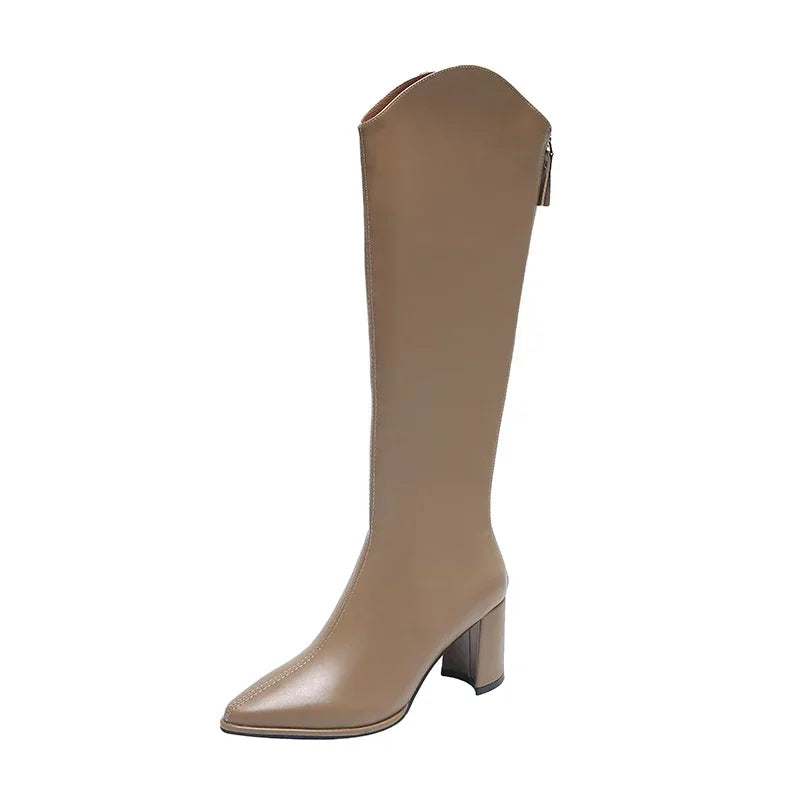 Valeria knee-high longline boots for women