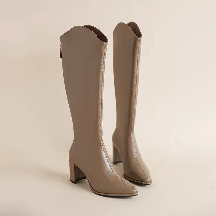 Valeria knee-high longline boots for women