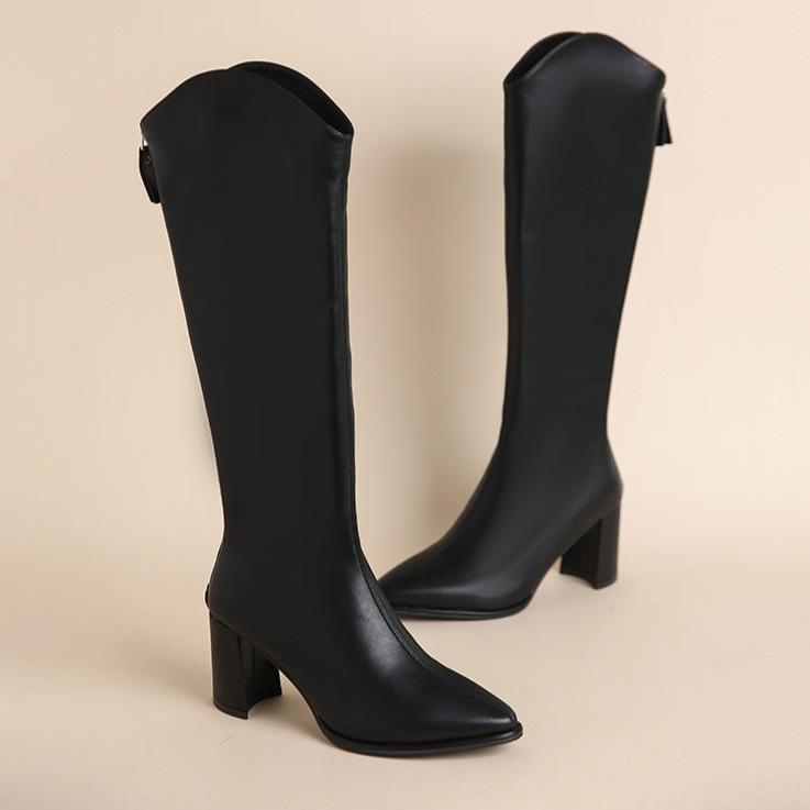 Valeria knee-high longline boots for women