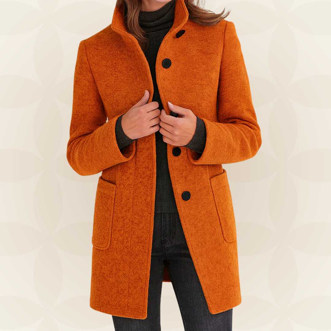 Roksana high-collar jacket for women
