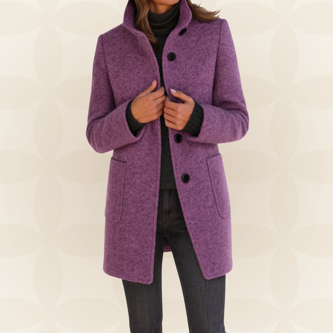 Roksana high-collar jacket for women