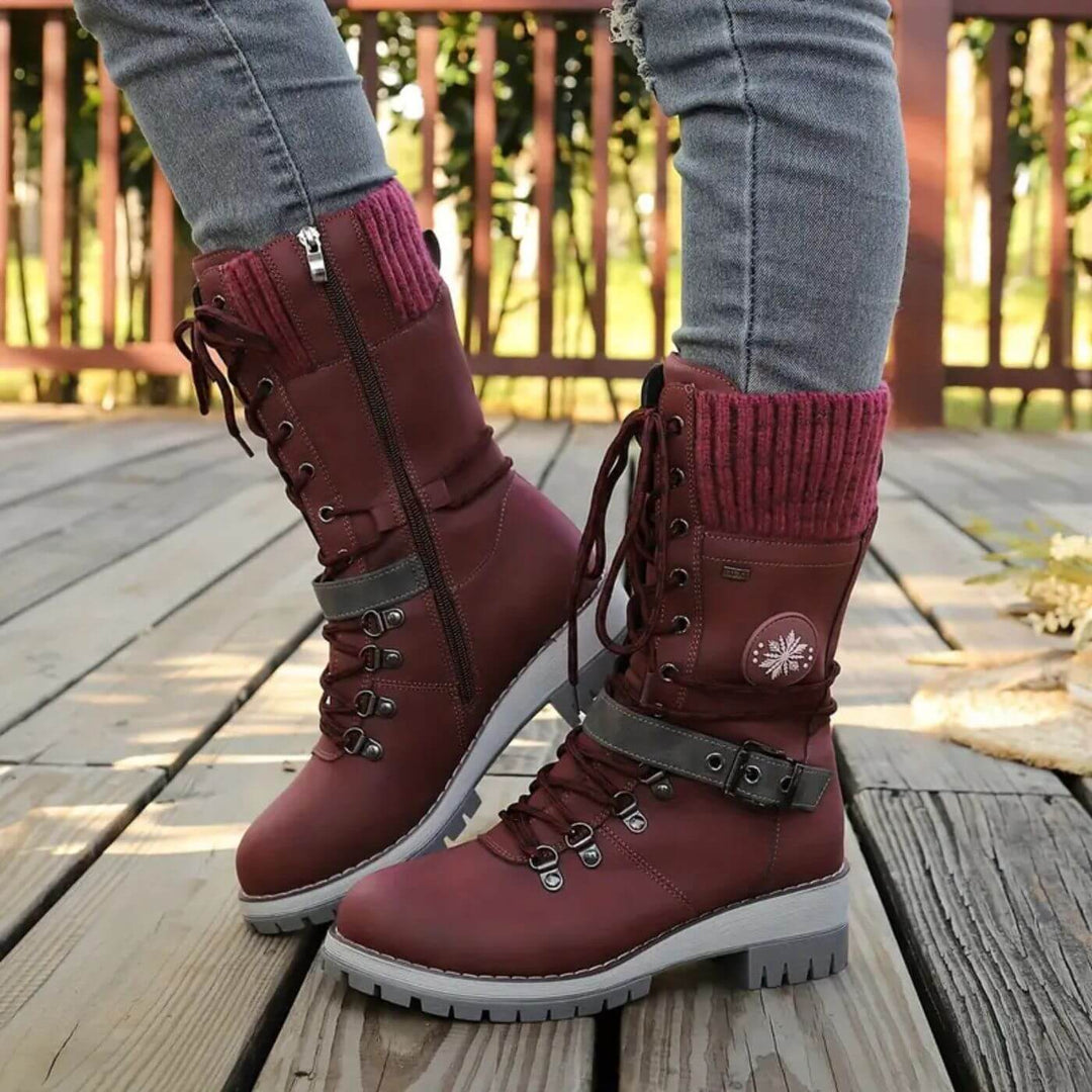 Vera | Cozy &amp; Stylish Mid-Calf Winter Boots for Cold-Weather Comfort