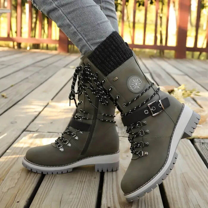 Vera | Cozy &amp; Stylish Mid-Calf Winter Boots for Cold-Weather Comfort