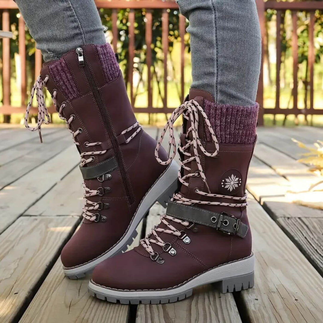 Vera | Cozy &amp; Stylish Mid-Calf Winter Boots for Cold-Weather Comfort