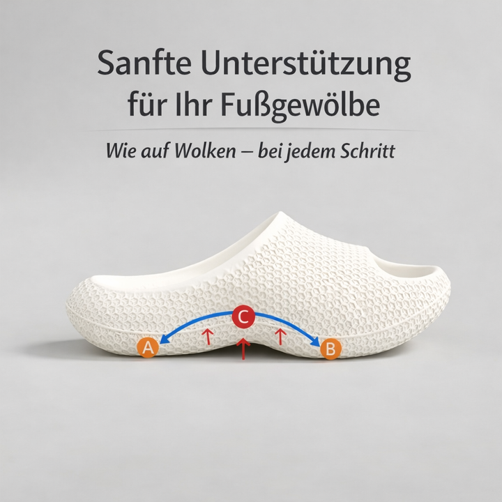 Claudia cushioned comfort clogs for women