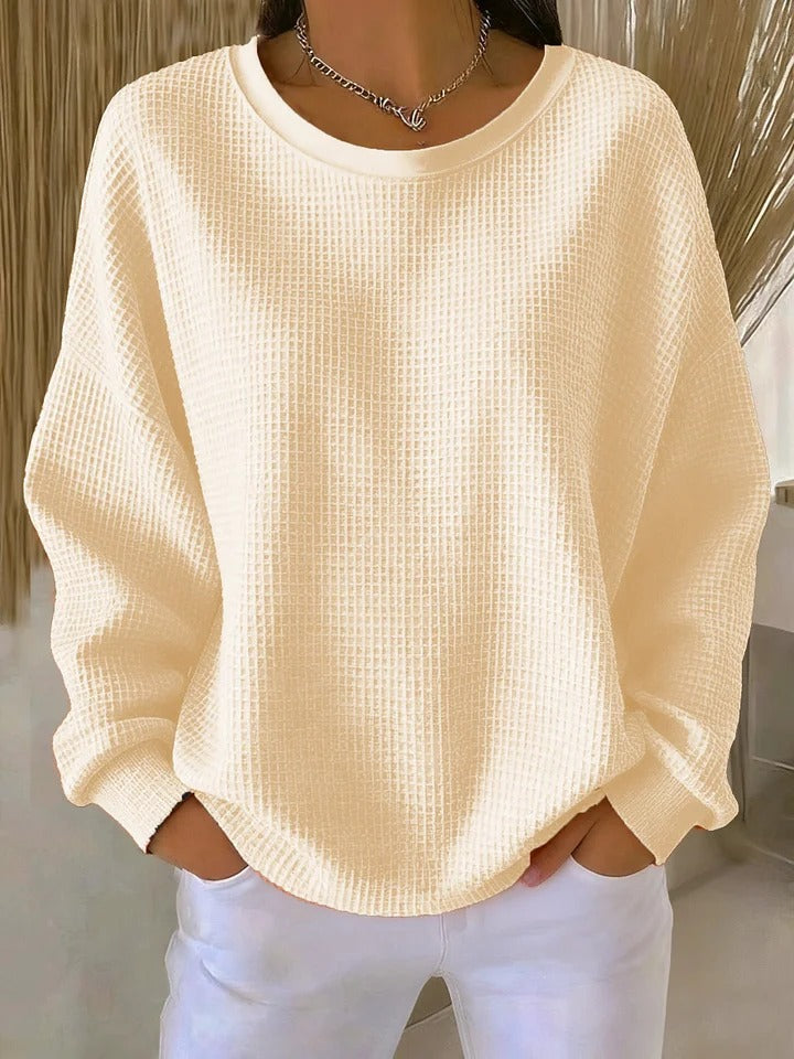 Nuria classic textured sweater for women