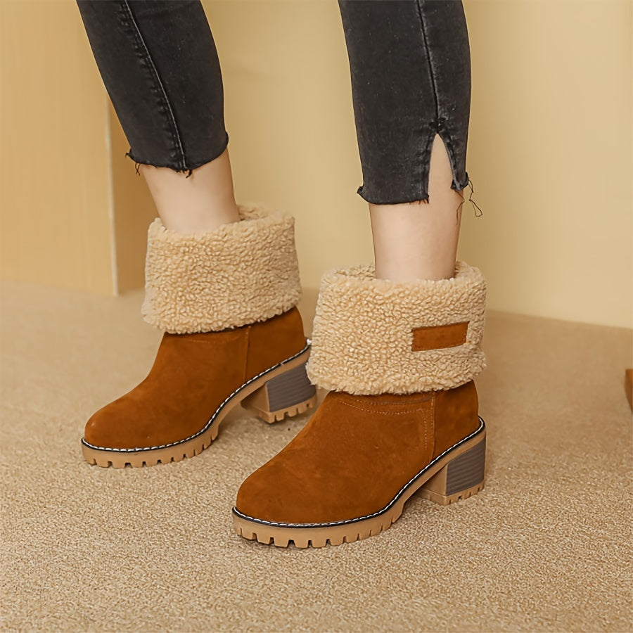 Barbara Warm-Lined Winter Boots - Cozy Comfort for Cold Weather