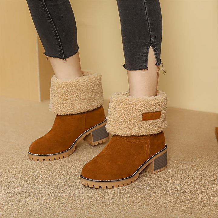 Barbara Warm-Lined Winter Boots - Cozy Comfort for Cold Weather