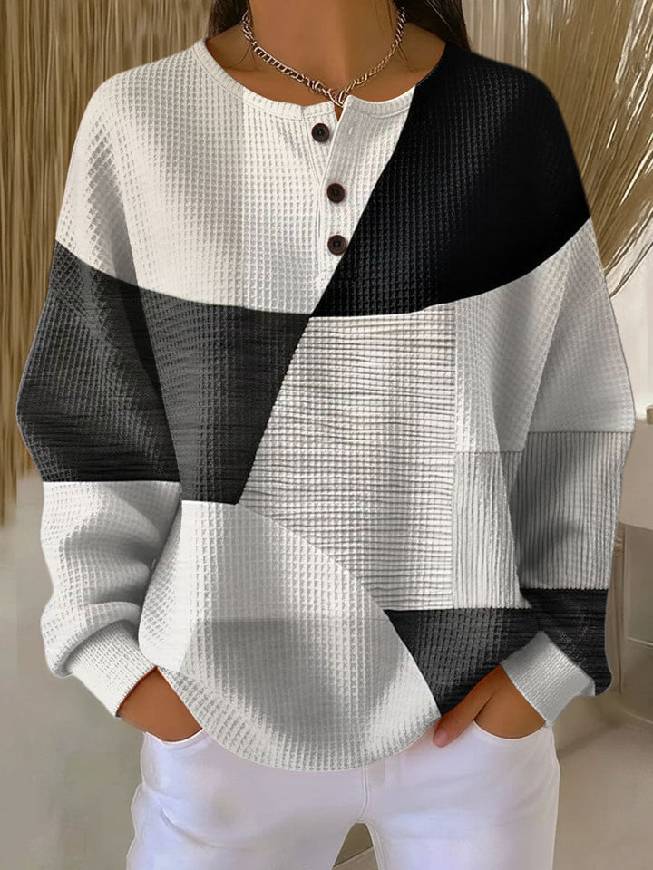Consuelo textured two-layer sweater for women