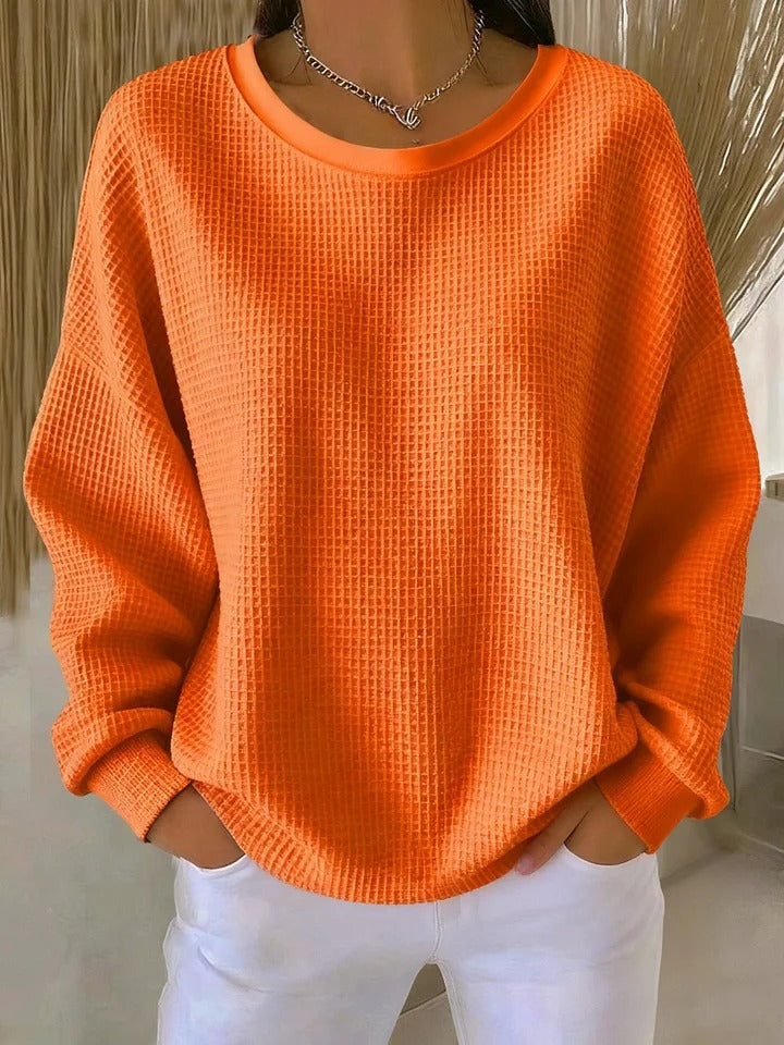 Nuria classic textured sweater for women