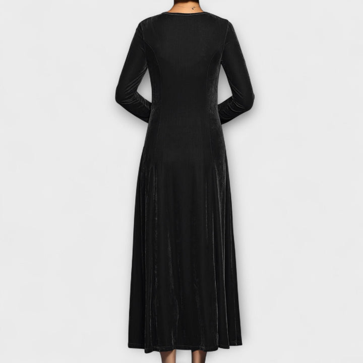 April - Plush Velvet Dress