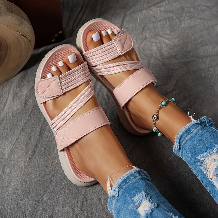 Cleo sporty platform comfort sandals for women