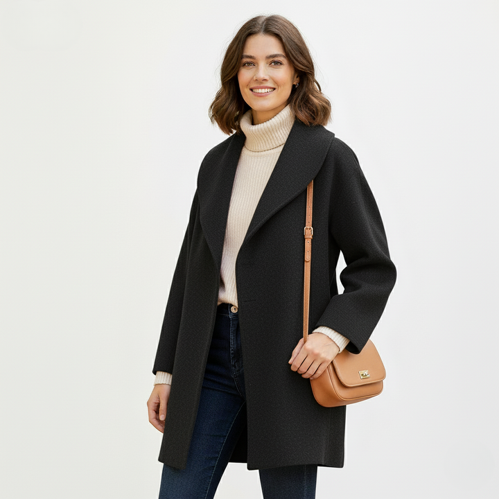 Yvonne™ | Draped Longline Coat