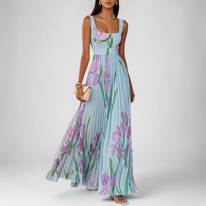 Tressa - Stylish Sleeveless Floral Dress