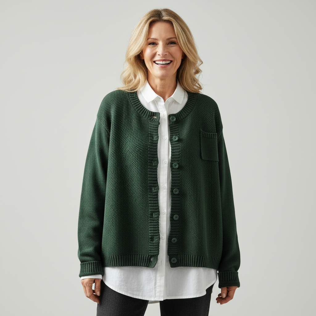Berlinda cozy knit cardigan for women