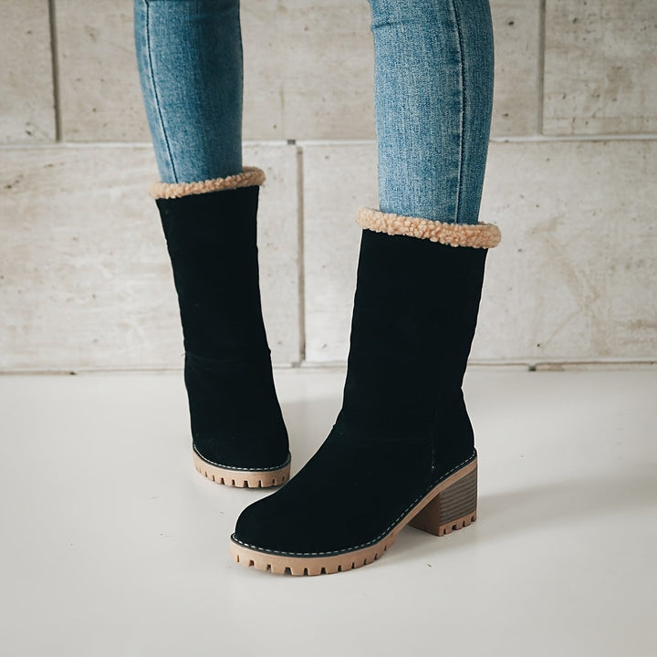 Barbara Warm-Lined Winter Boots - Cozy Comfort for Cold Weather