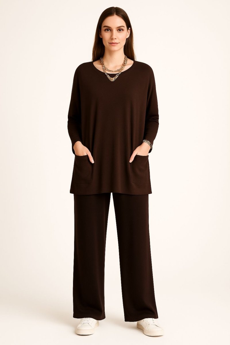 Barbara Long Top &amp; Pants Set