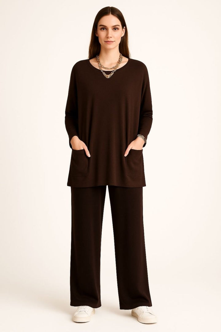 Barbara Long Top &amp; Pants Set