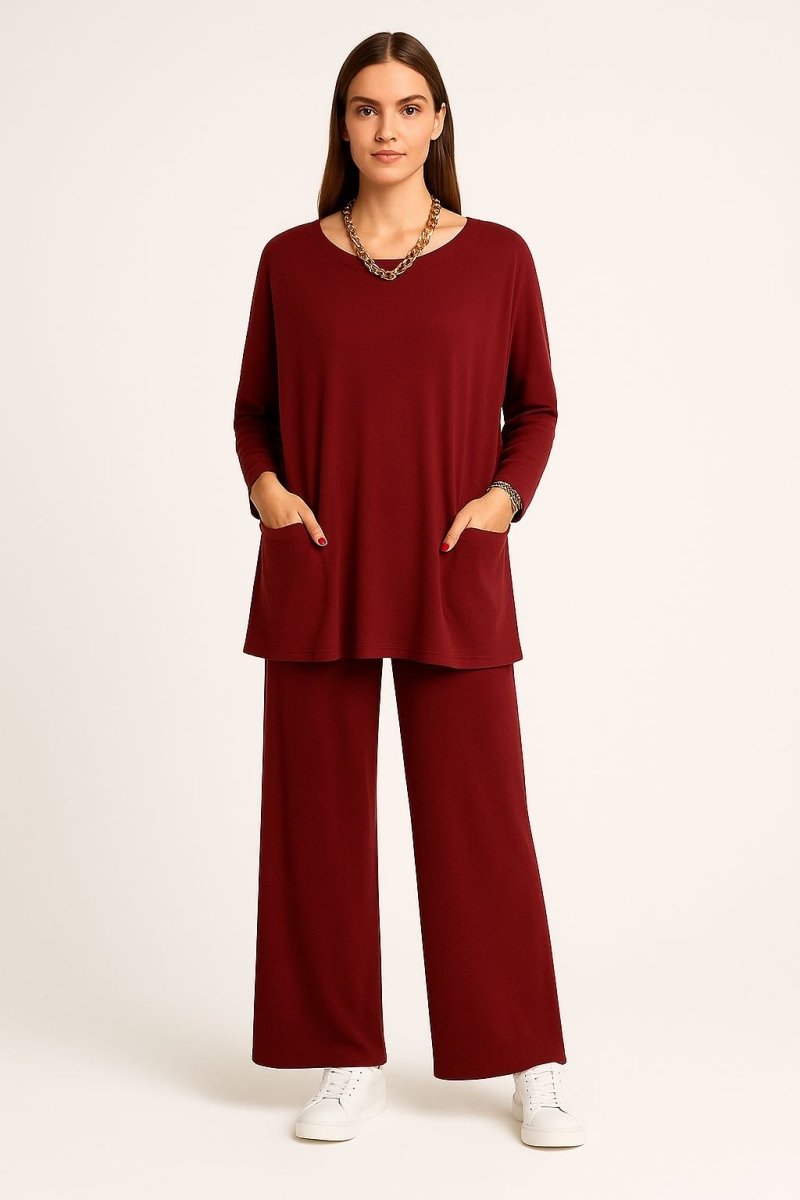 Barbara Long Top &amp; Pants Set