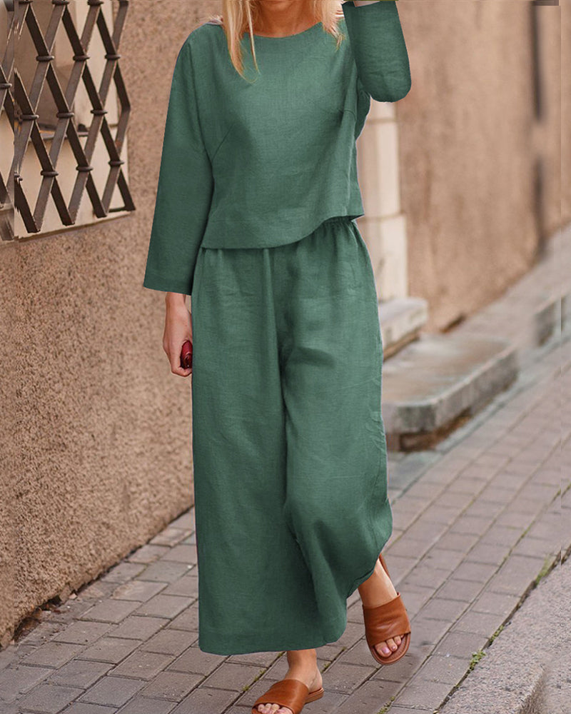 Long Sleeve Two Piece Sets