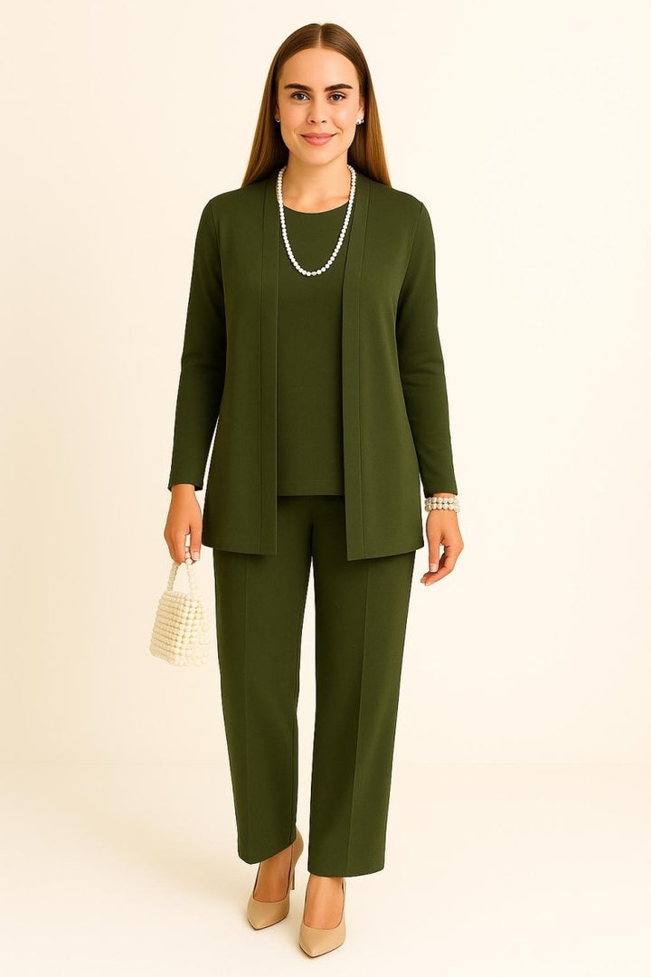 Cardigan, Top &amp; Trousers Set