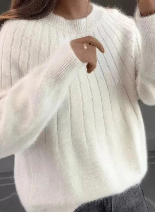 Shereen | Fluffy Knit Sweater