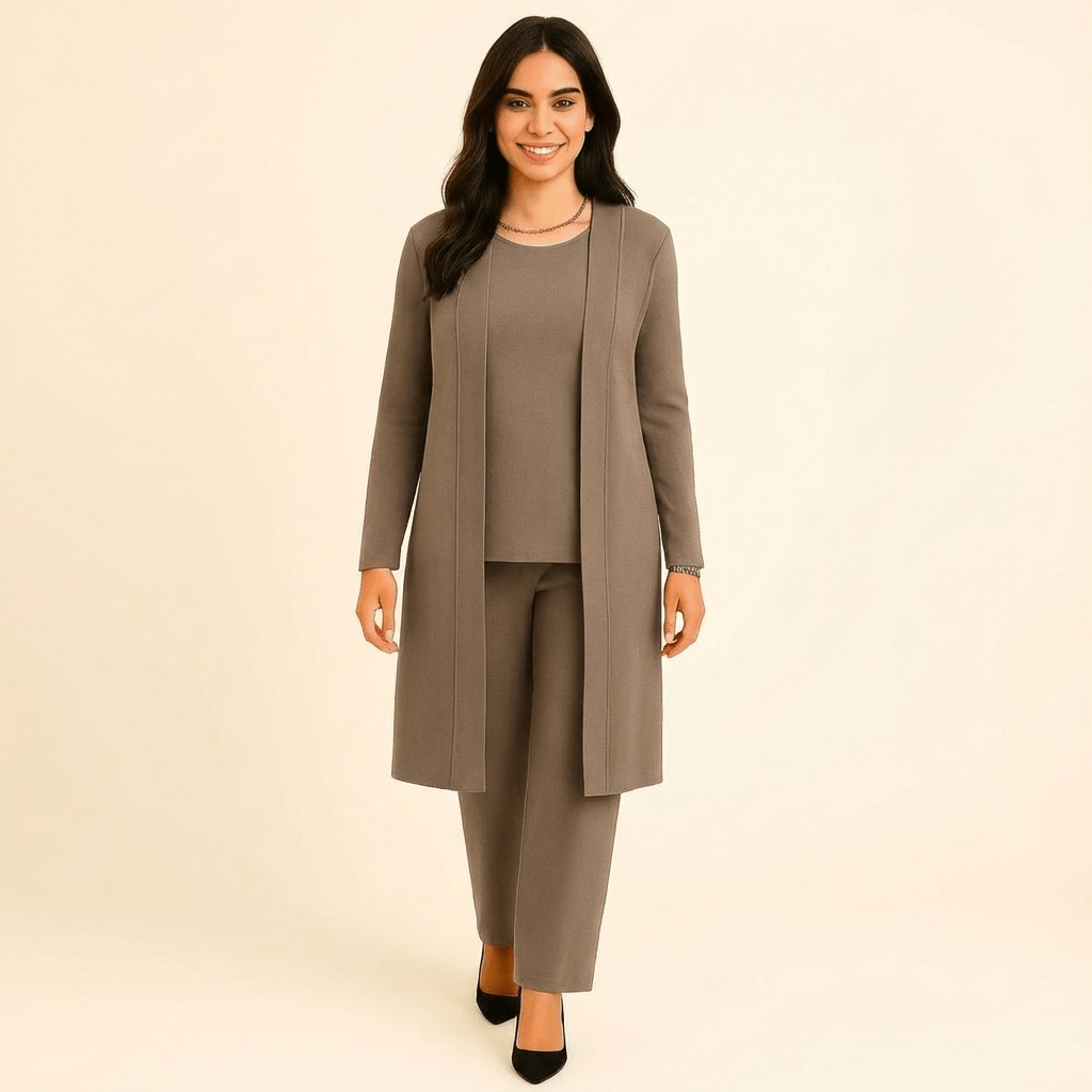 Claire Cardigan, Top &amp; Pants Set