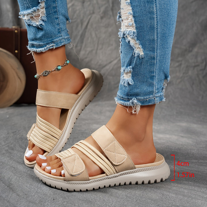 Cleo sporty platform comfort sandals for women