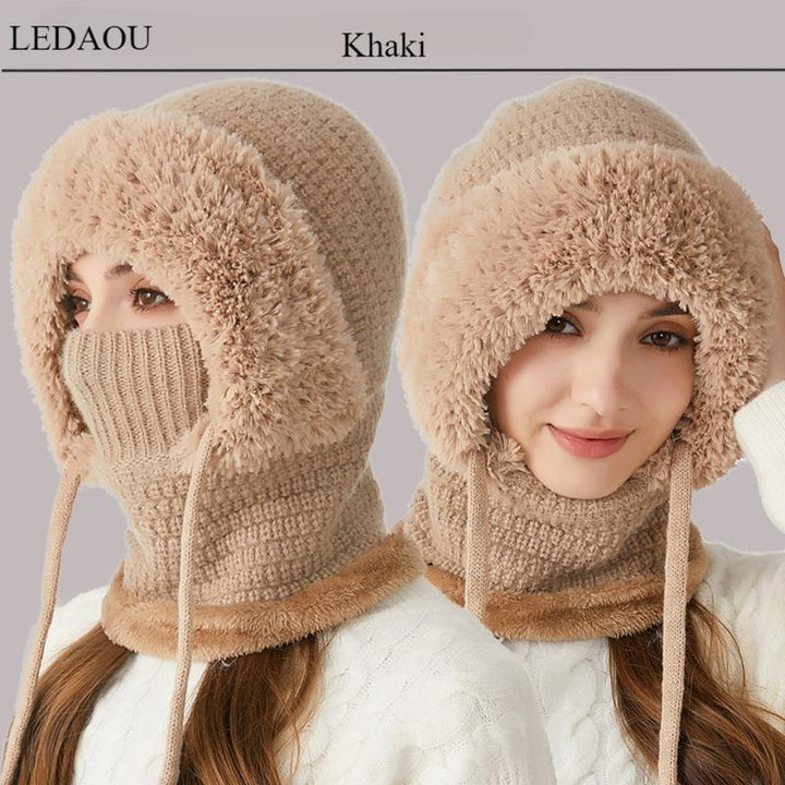 Versatile 3-in-1 Beanie Hat for Women