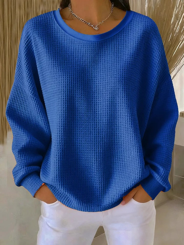 Nuria classic textured sweater for women