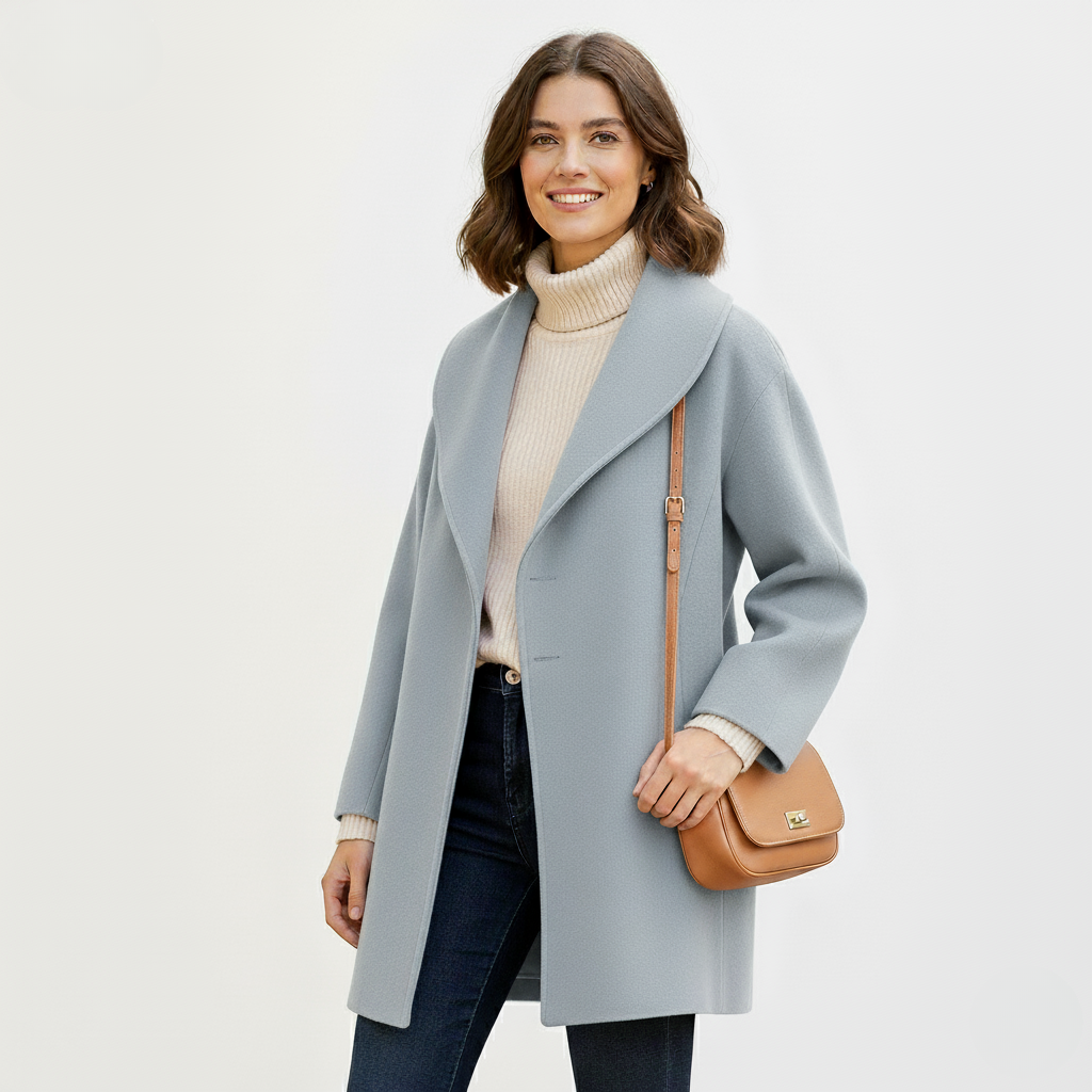 Yvonne™ | Draped Longline Coat
