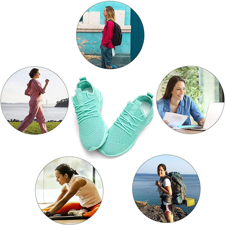 Demi cushioned outdoor walking shoes for women