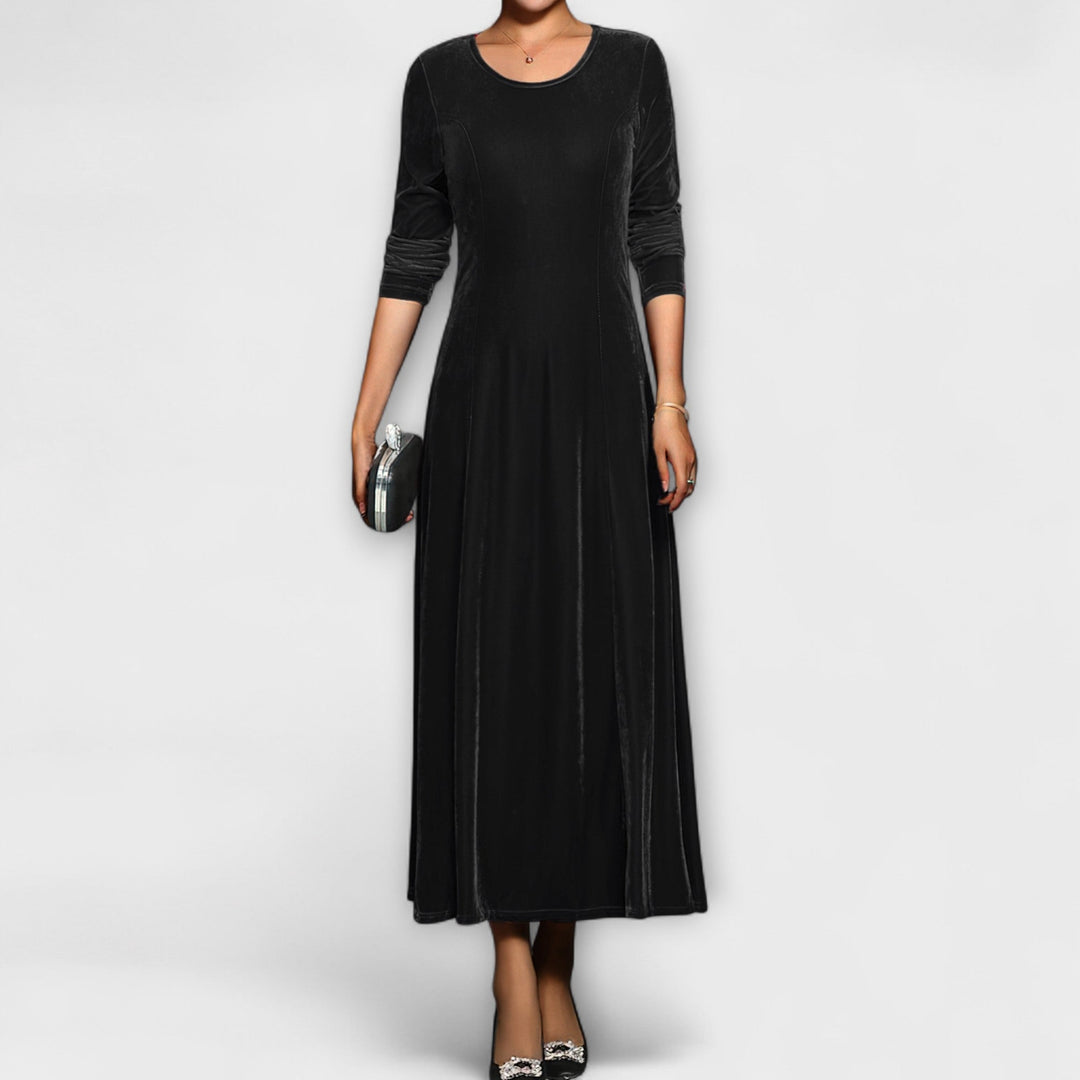 April - Plush Velvet Dress