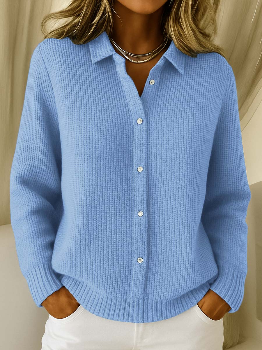 Carmela textured button cardigan for women