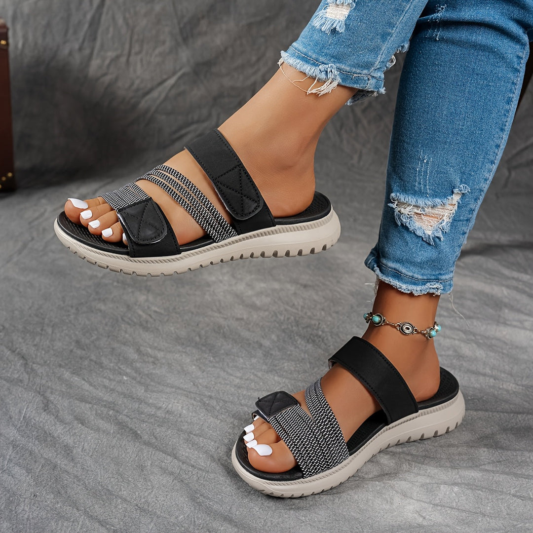 Cleo sporty platform comfort sandals for women