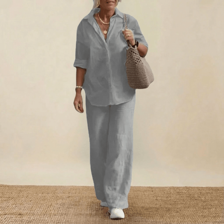 Elegant 2-Piece Linen Set