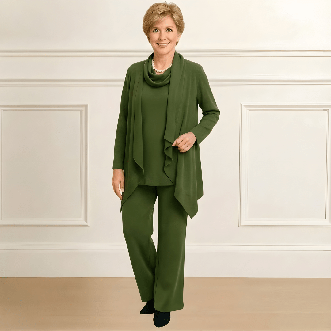 Evelyn Cardigan, Top &amp; Pants Set