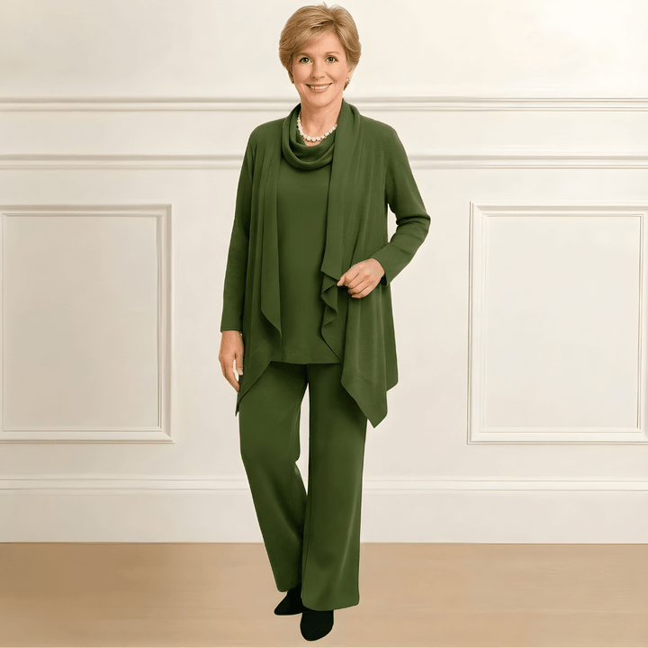Evelyn Cardigan, Top &amp; Pants Set