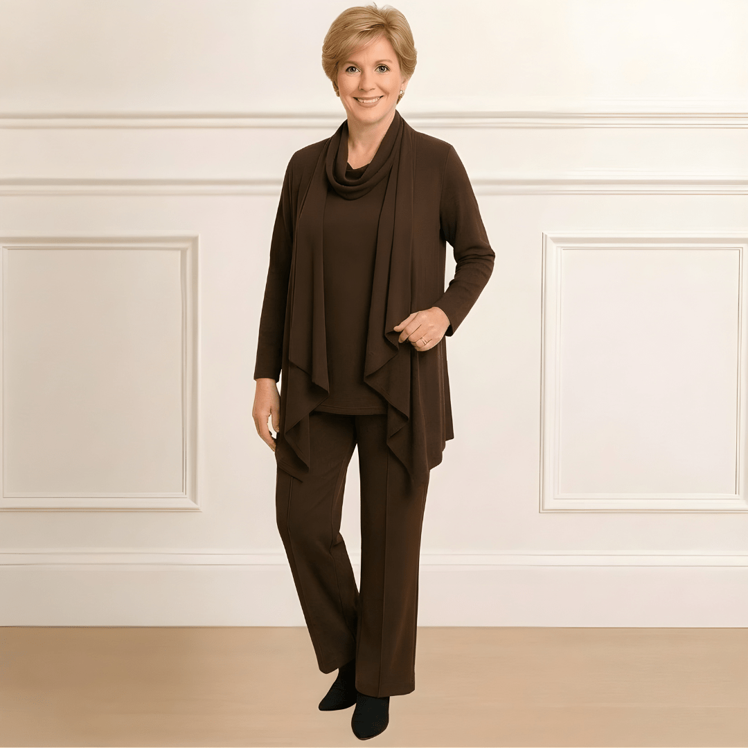 Evelyn Cardigan, Top &amp; Pants Set