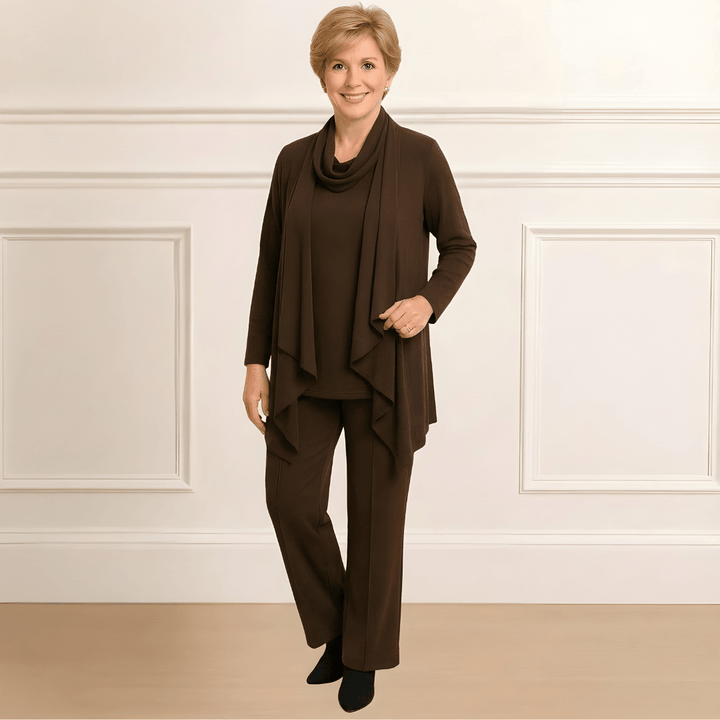 Evelyn Cardigan, Top &amp; Pants Set
